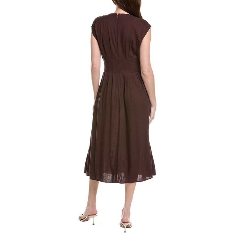 Nanette Nanette Lepore Womens Sleeveless Midi Dress, Brown - Picture 2 of 4